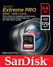 Lade das Bild in den Galerie-Viewer, SanDisk Extreme Pro SDXC UHS-I Speicherkarte 64GB
